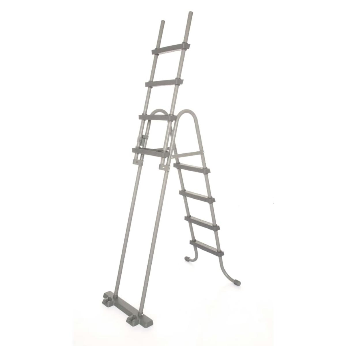 Bestway Escalera para piscina 4 peldaños Flowclear 122 cm 58331