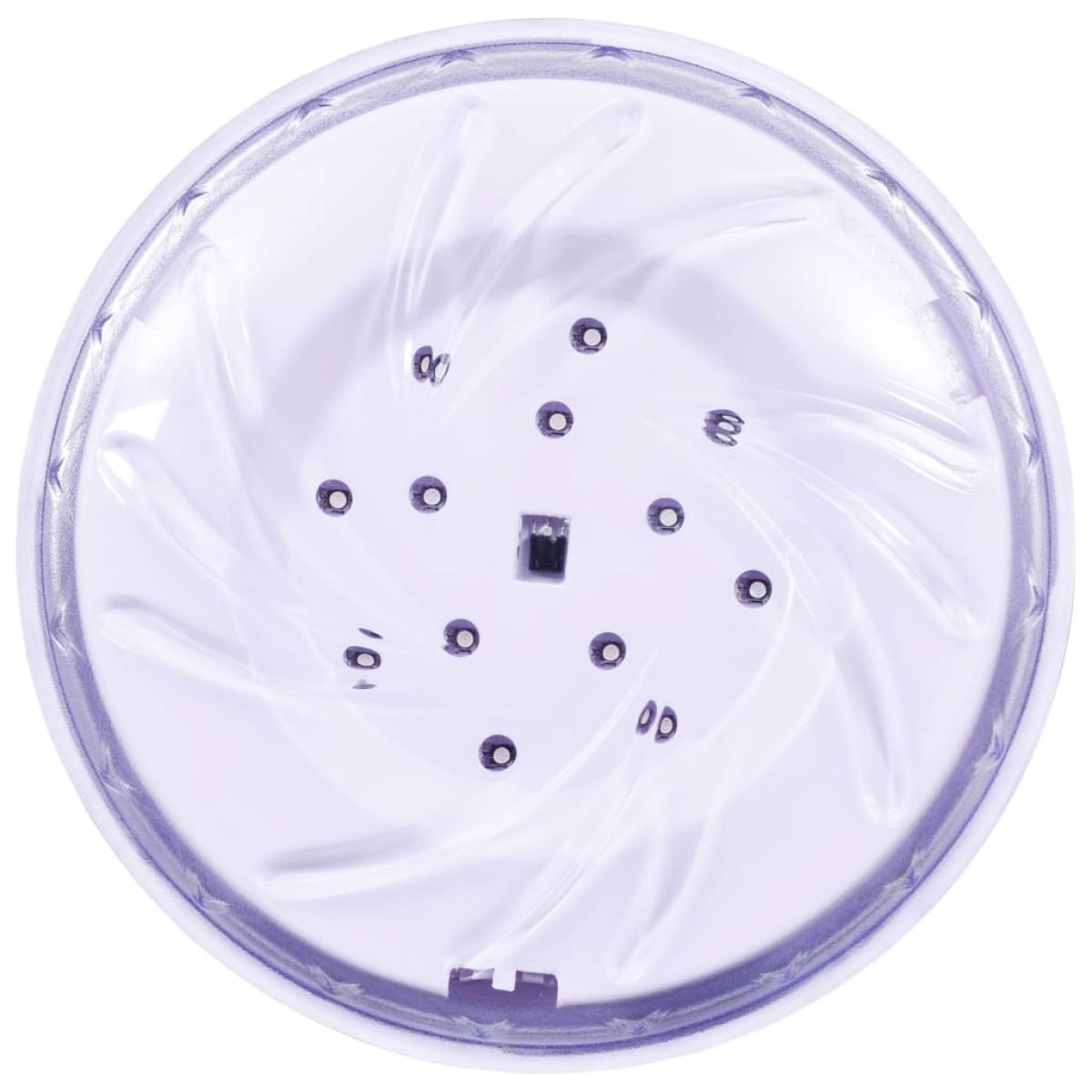 Lámpara LED sumergible flotante piscina mando distancia blanco