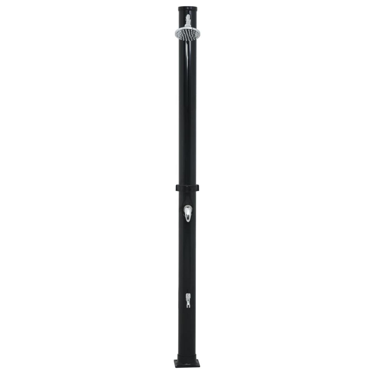 Ducha solar negro 220 cm 20 L