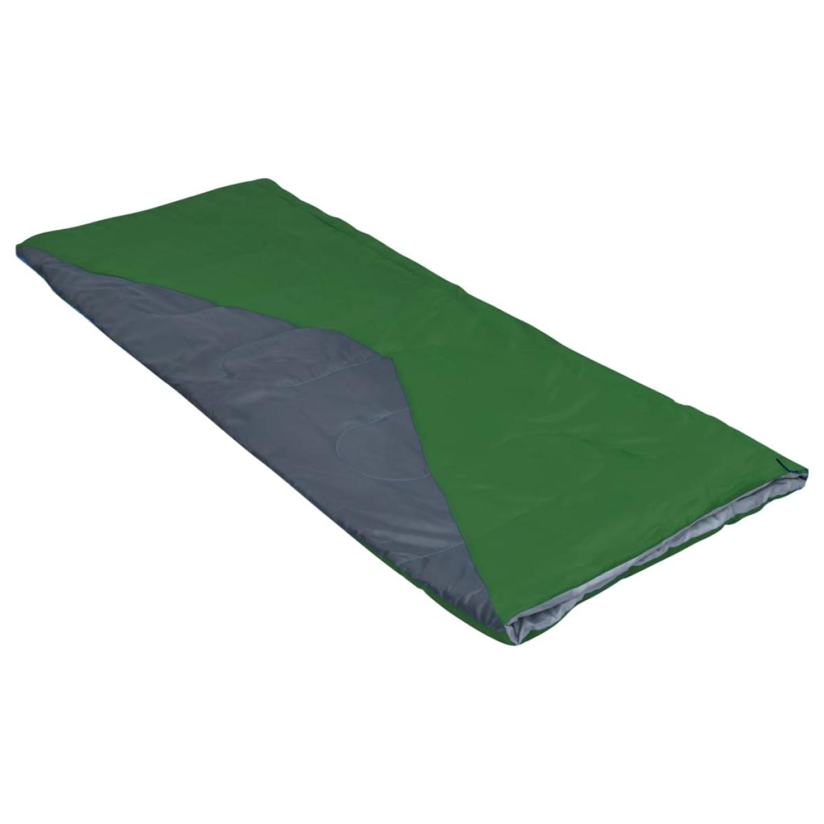 Sacos de dormir de sobre ligero 2 piezas verde 1100 g 10 ° C