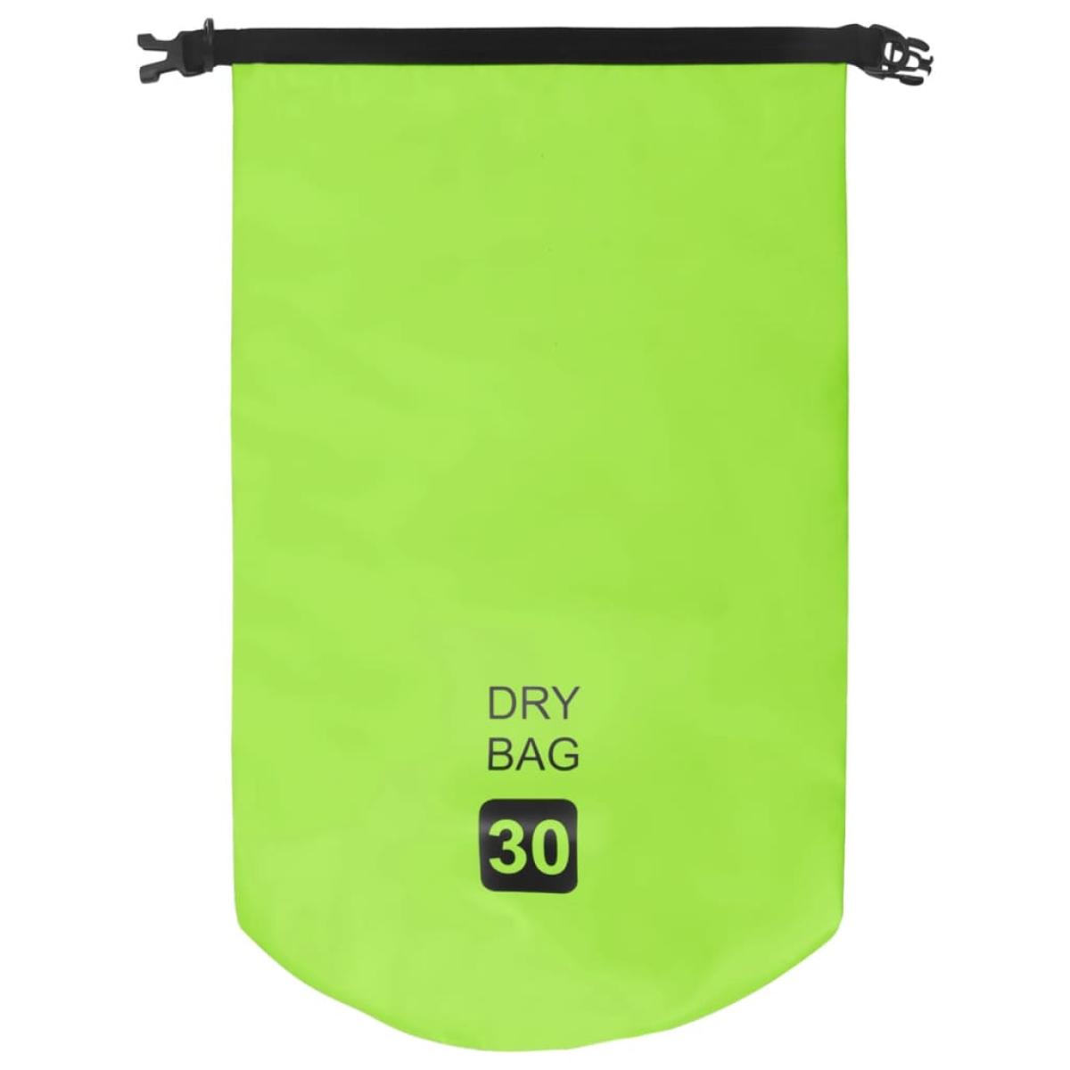 Bolso acuático impermeable verde PVC 30 L