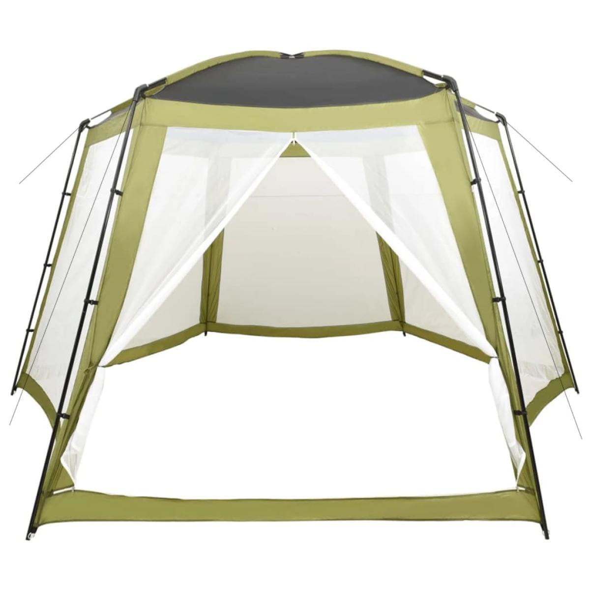 Carpa para piscina de tela verde 500x433x250 cm