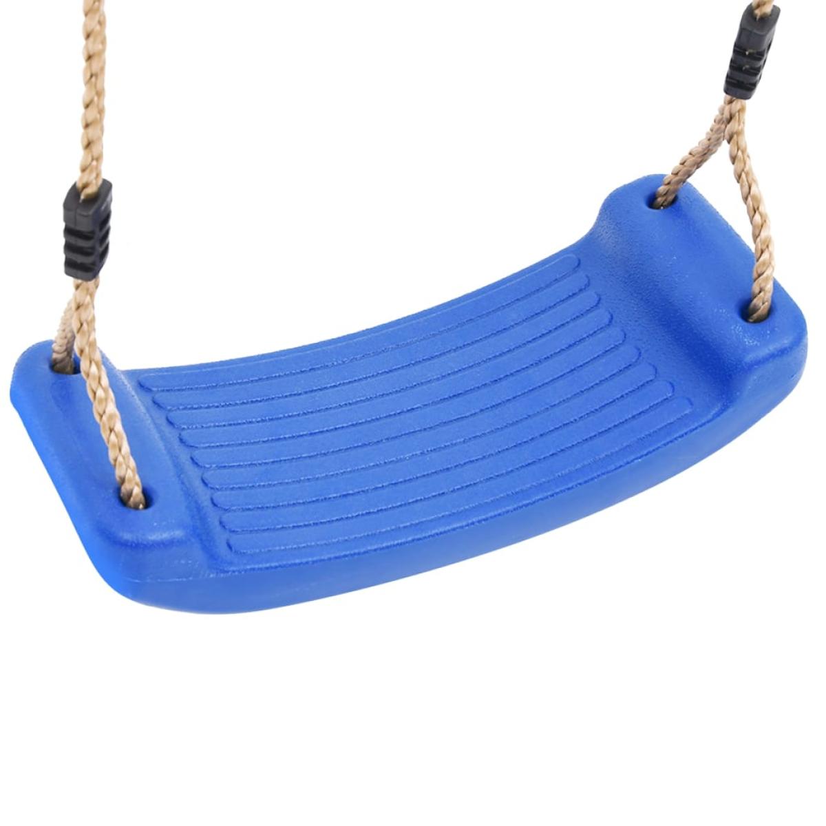 Columpio de asiento para niños azul