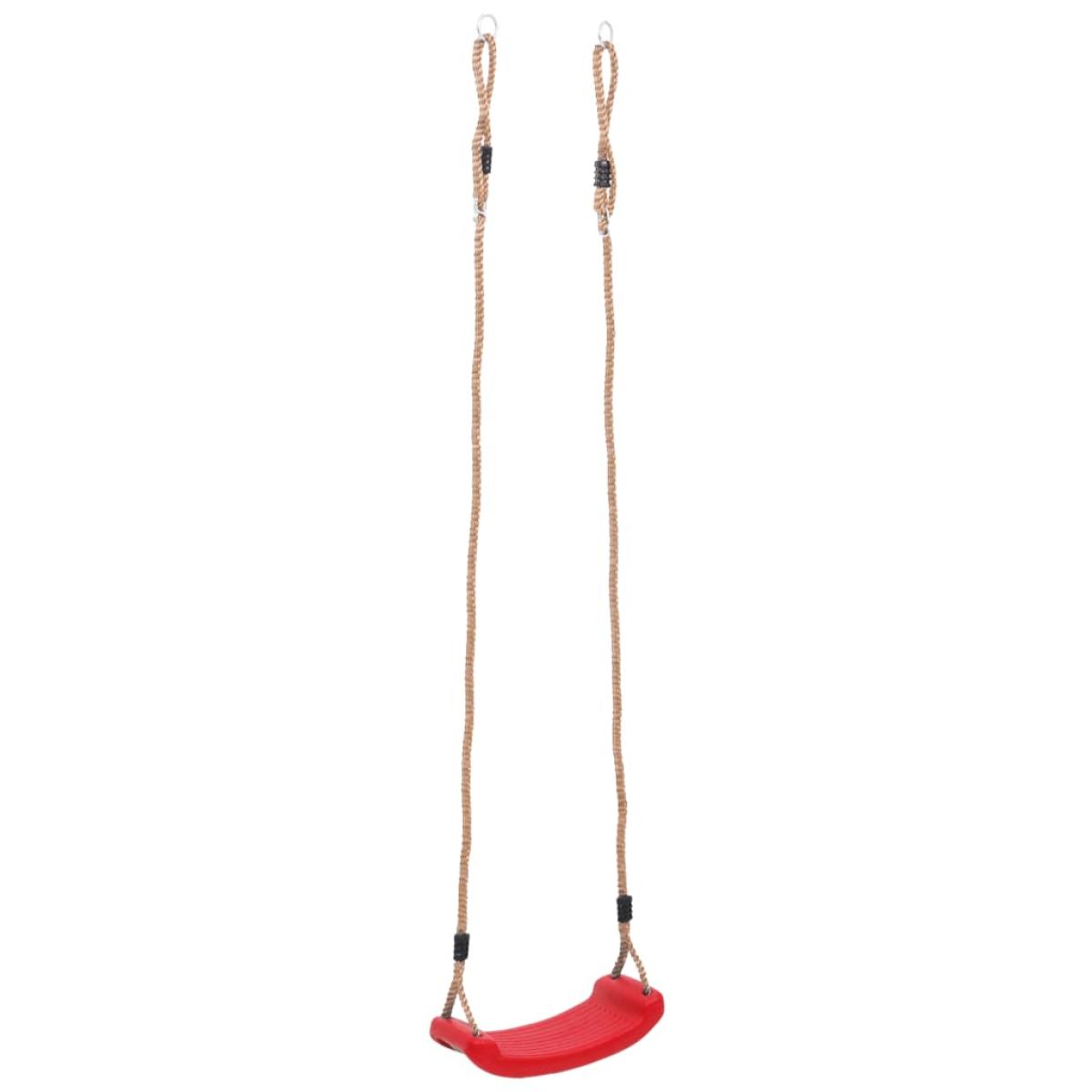 Columpio de asiento para niños rojo