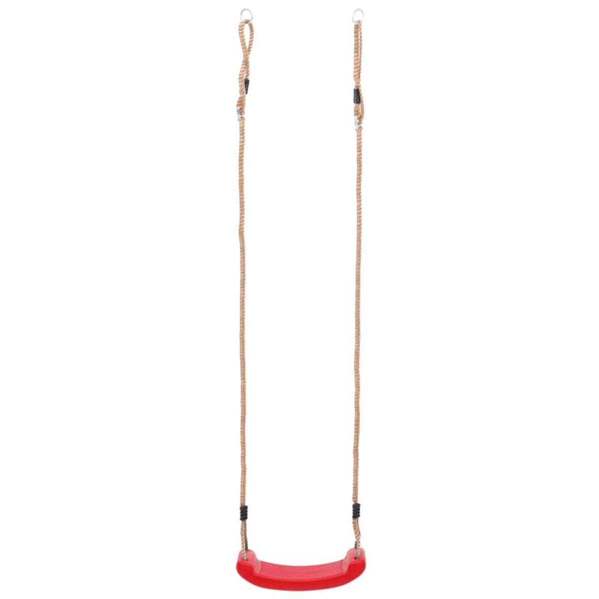 Columpio de asiento para niños rojo