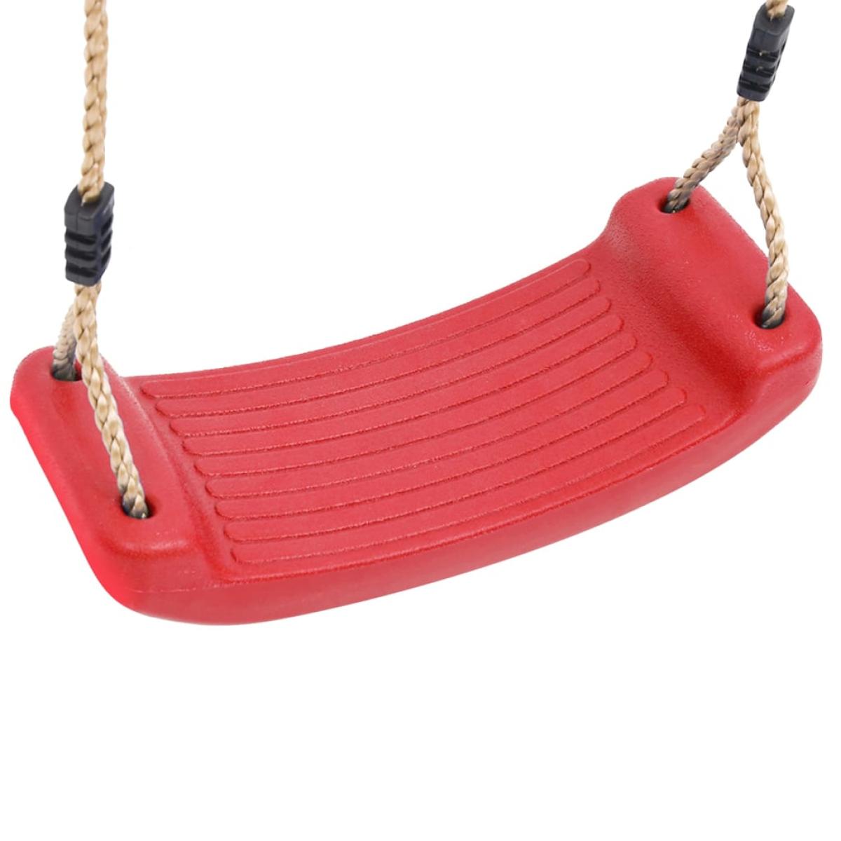 Columpio de asiento para niños rojo
