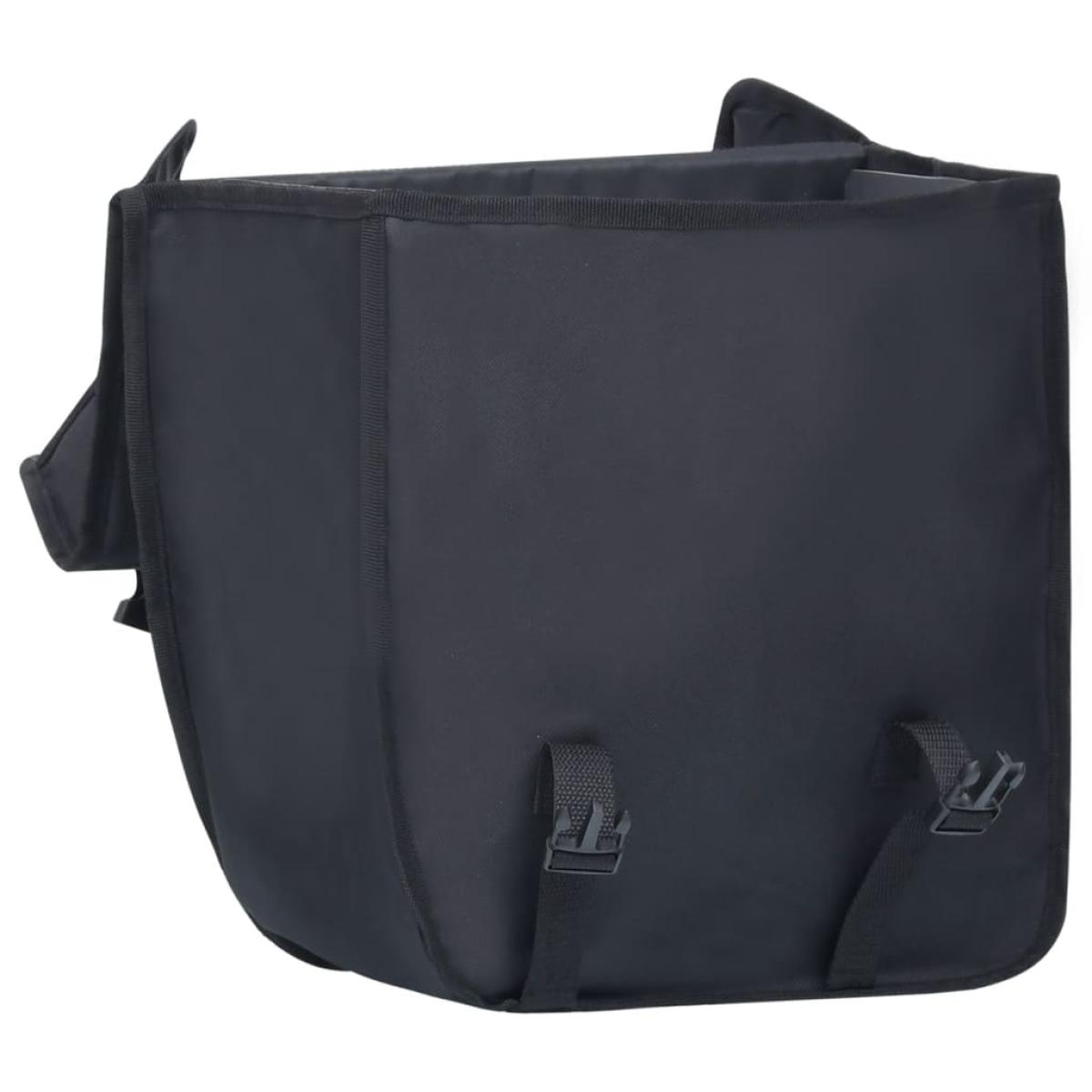 Bolsa para bicicleta alforja impermeable 21 L negra