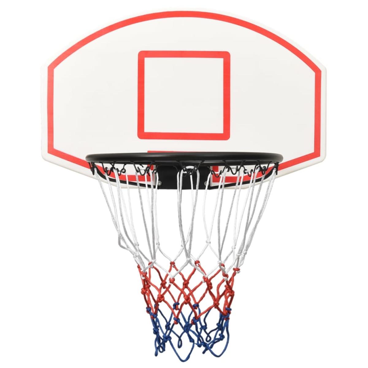 Tablero de baloncesto polietileno blanco 71x45x2 cm
