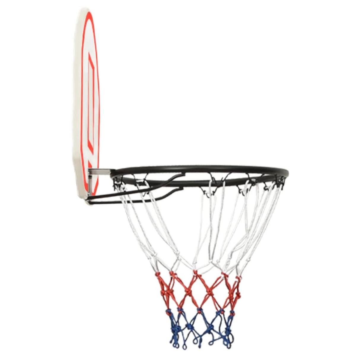 Tablero de baloncesto polietileno blanco 71x45x2 cm