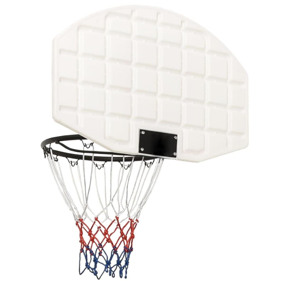 Tablero de baloncesto polietileno blanco 71x45x2 cm