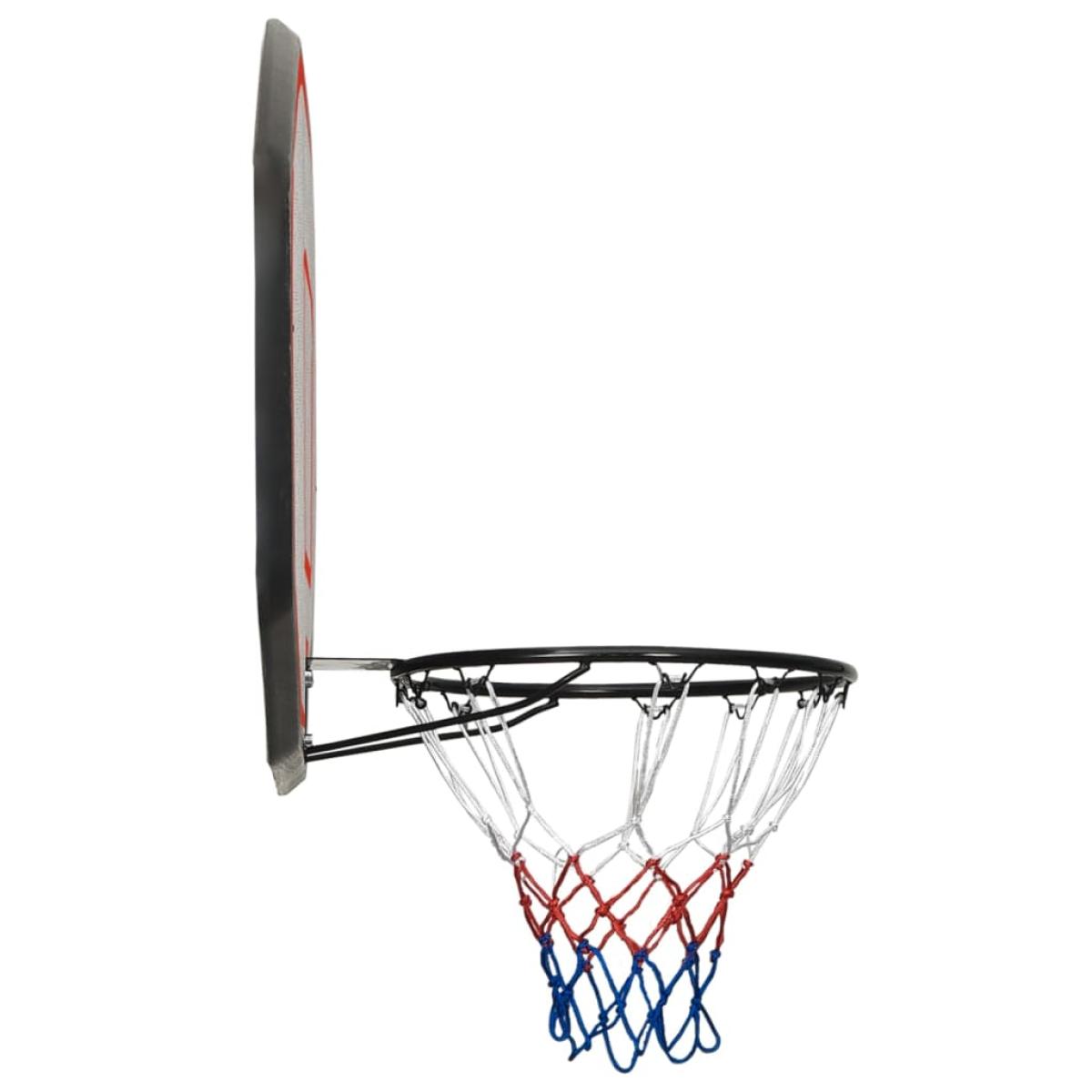 Tablero de baloncesto polietileno negro 109x71x3 cm