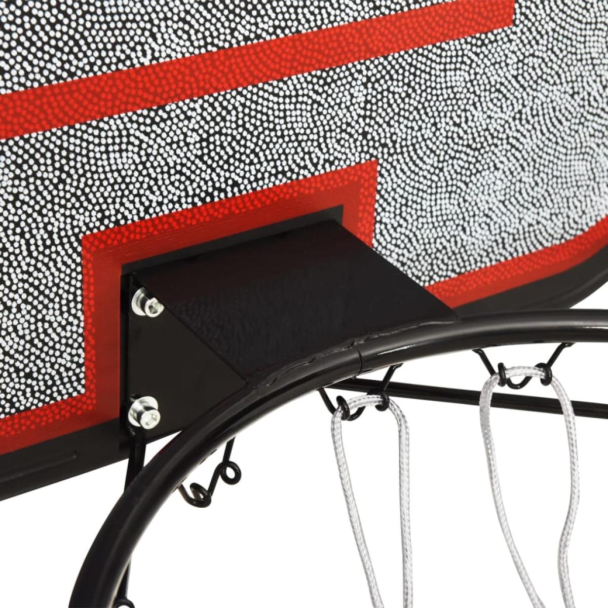 Tablero de baloncesto polietileno negro 109x71x3 cm