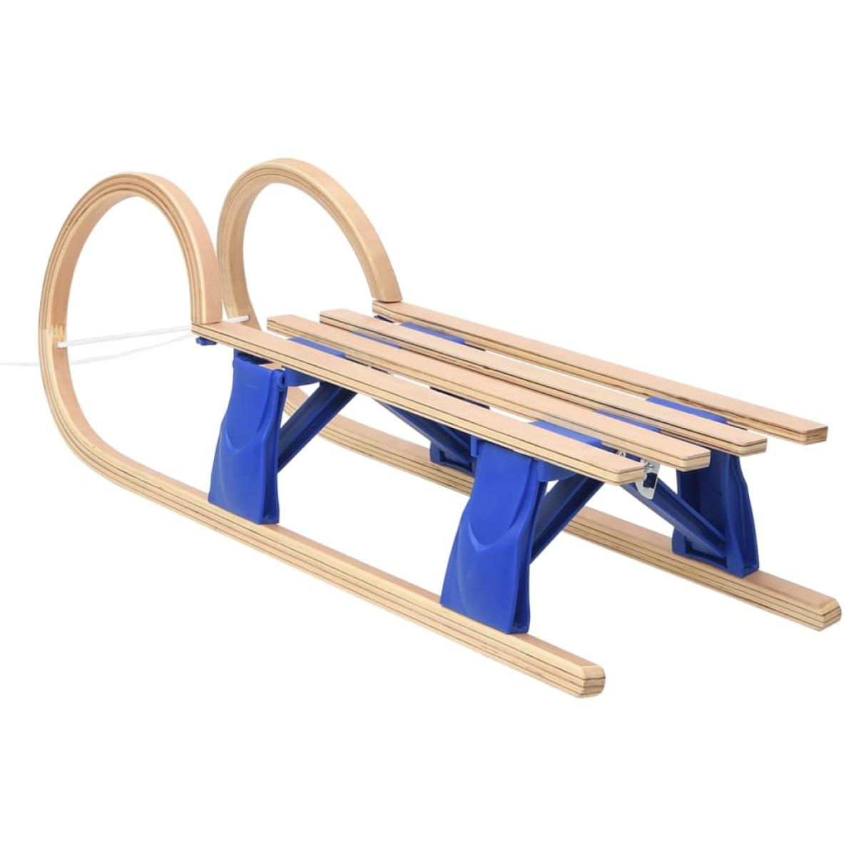 Trineo plegable de madera contrachapada 110 cm