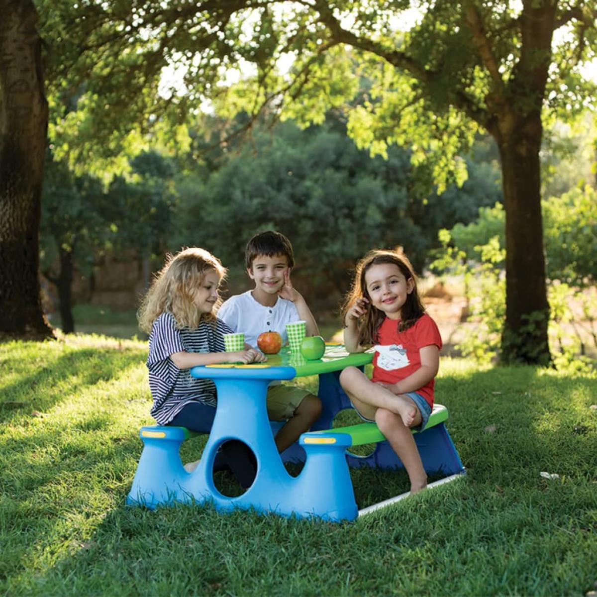 Mesa de pícnic para niños polipropileno 89,5x84,5x48 cm