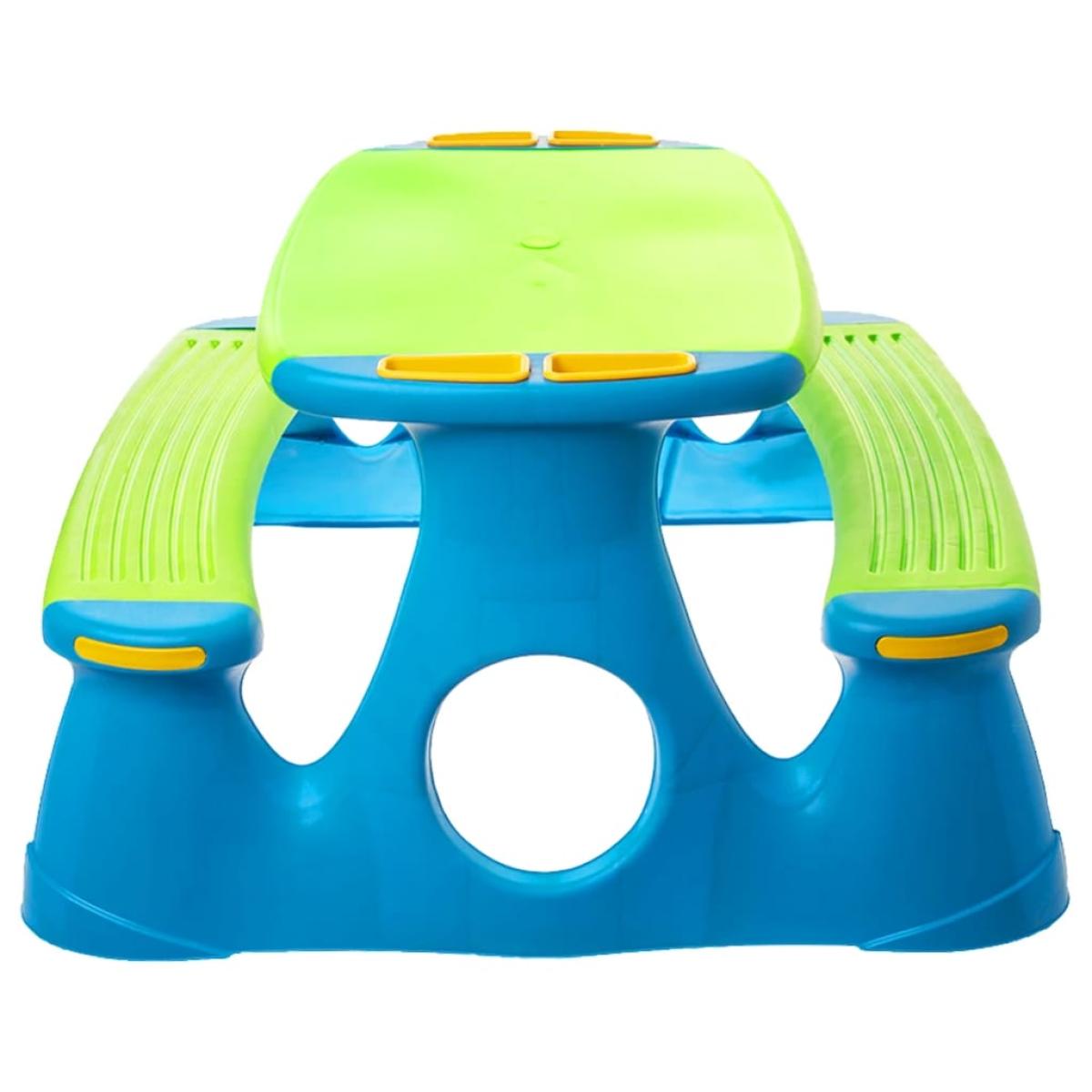 Mesa de pícnic para niños polipropileno 89,5x84,5x48 cm