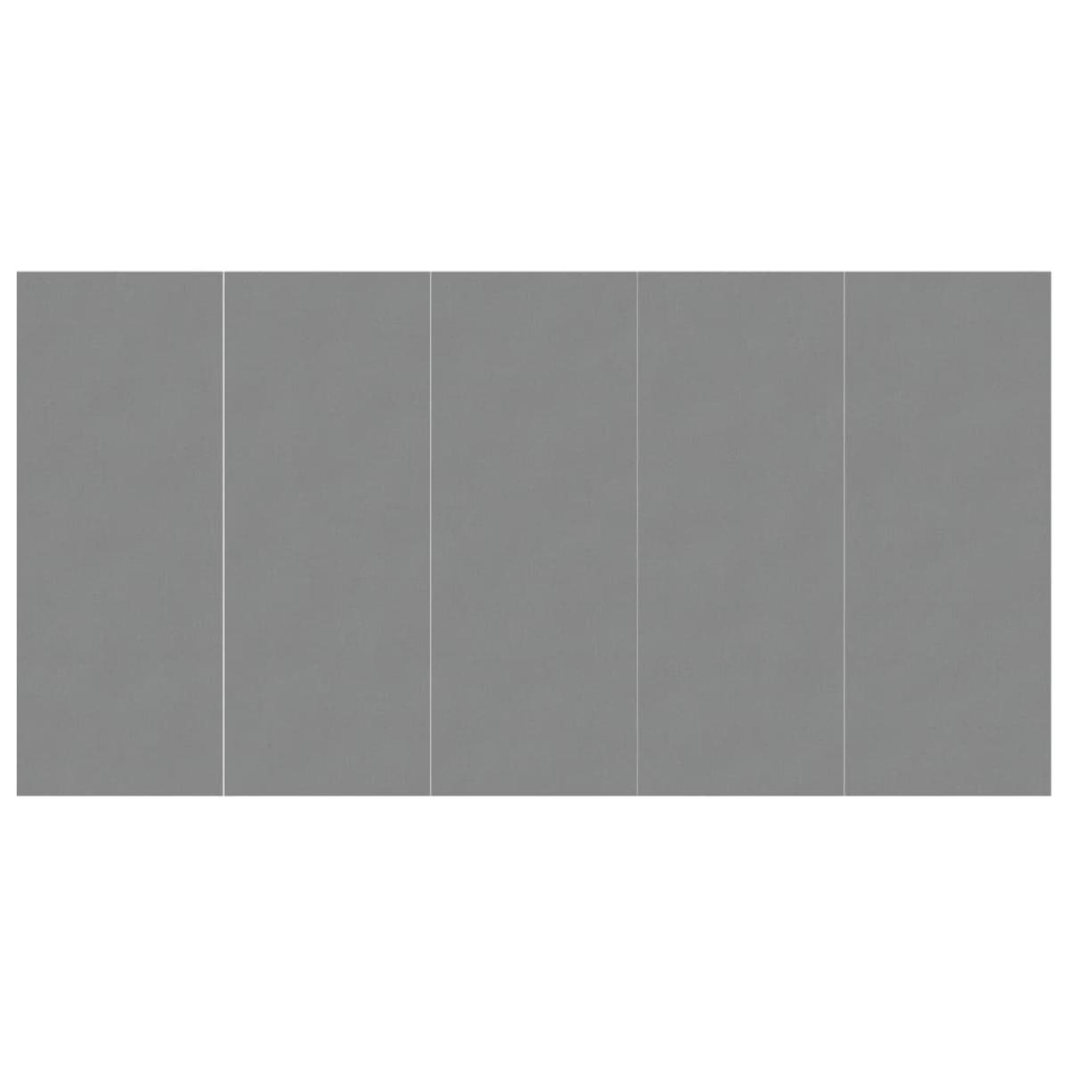 Tapiz de suelo piscina geotextil poliéster gris claro 550x280cm