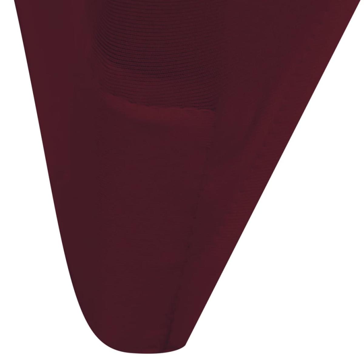 Funda elástica para sillas, 50 piezas, Burdeos