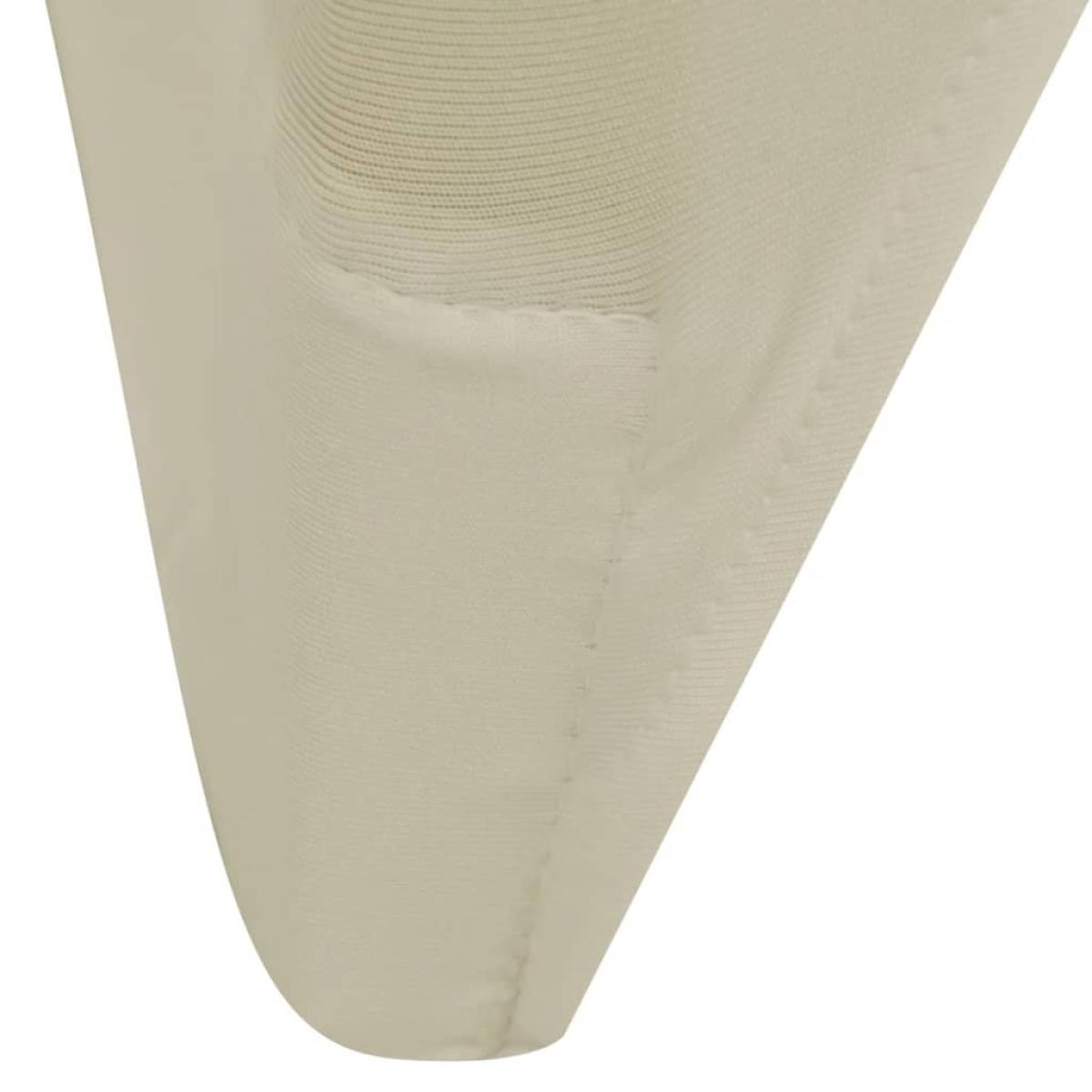 Funda elástica para sillas, 50 piezas, Crema