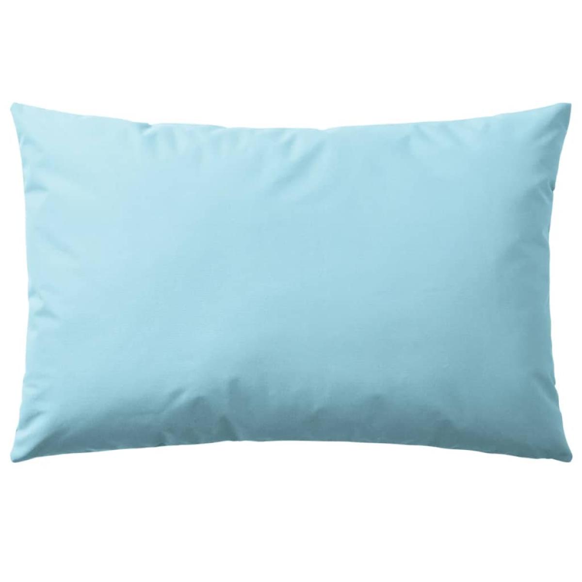 Cojines para exteriores 60x40 cm azul claro 4 unidades