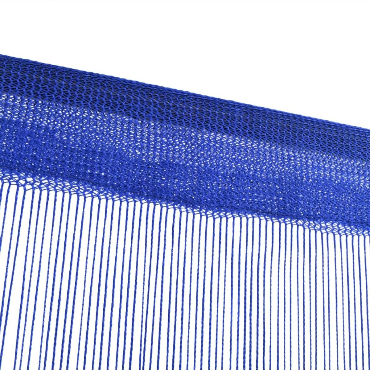 Cortinas de flecos 2 piezas 140x250 cm azul