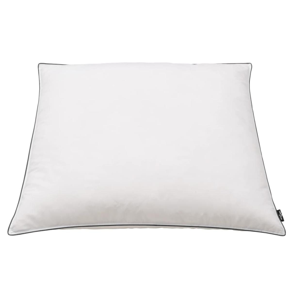 Almohadas de plumón/plumas 80x80 cm blanco 2 unidades