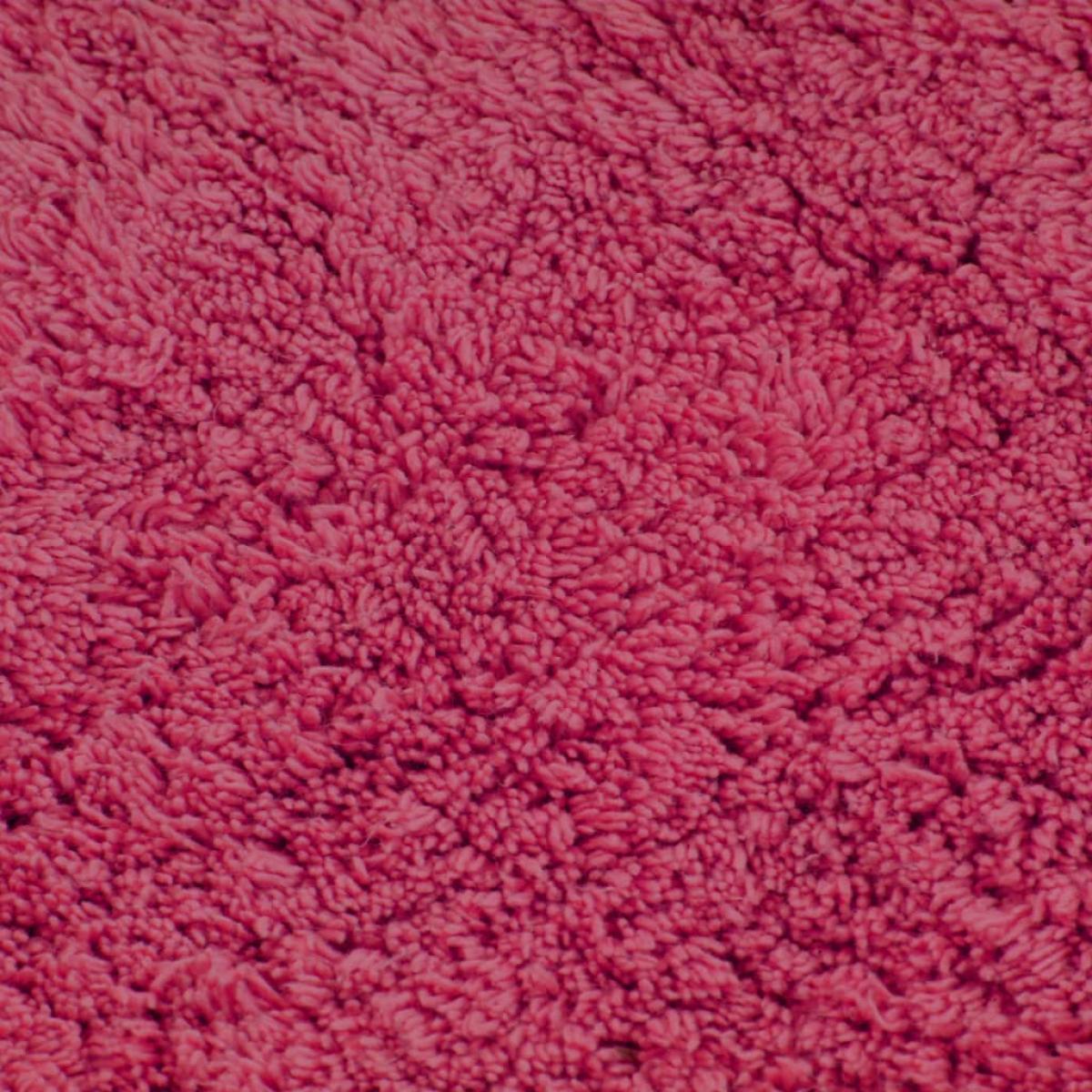 Conjunto de alfombrillas de baño de tela 2 piezas fucsia