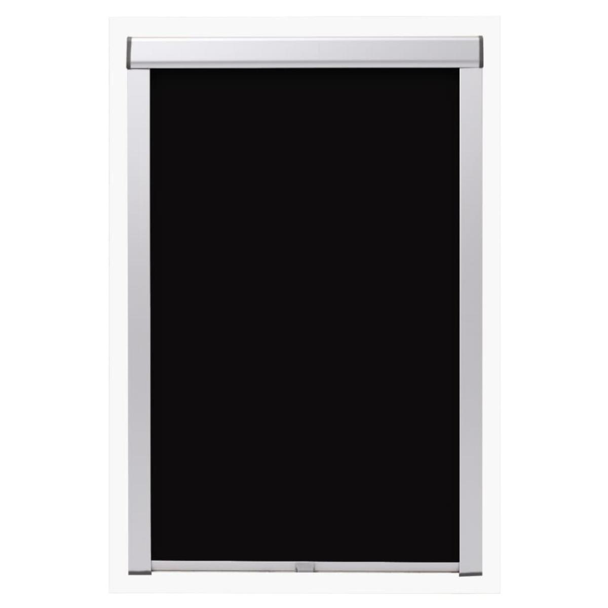 Persiana enrollable opaca negra CK04