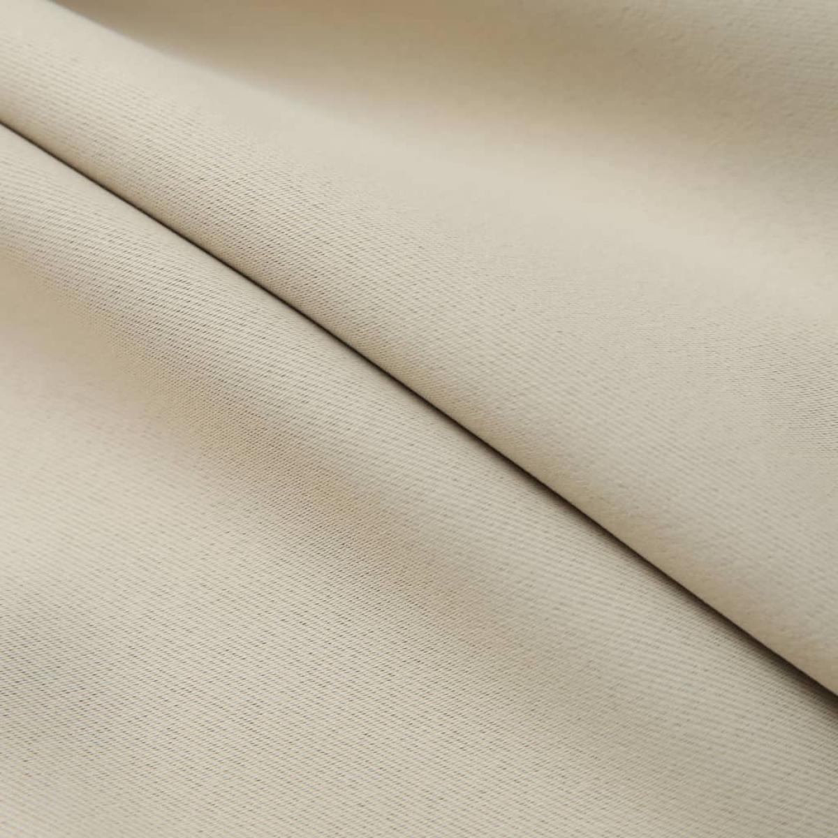 Cortinas opacas con ganchos 2 unidades beige 140x175 cm