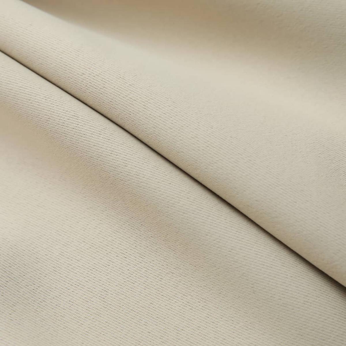 Cortinas opacas con ganchos 2 unidades beige 140x225 cm