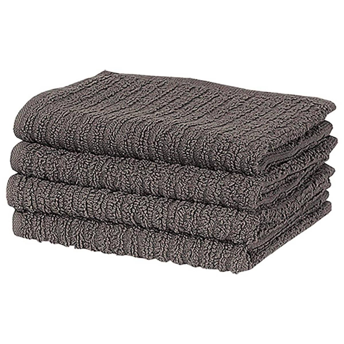 Set de paños manoplas horno agarradores 15 pzas algodón negro