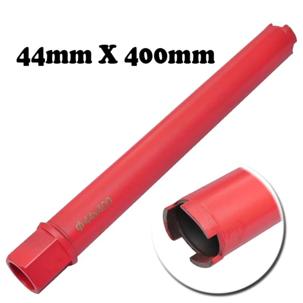 Broca de diamante para perforación en seco -húmedo 44  x 400 mm
