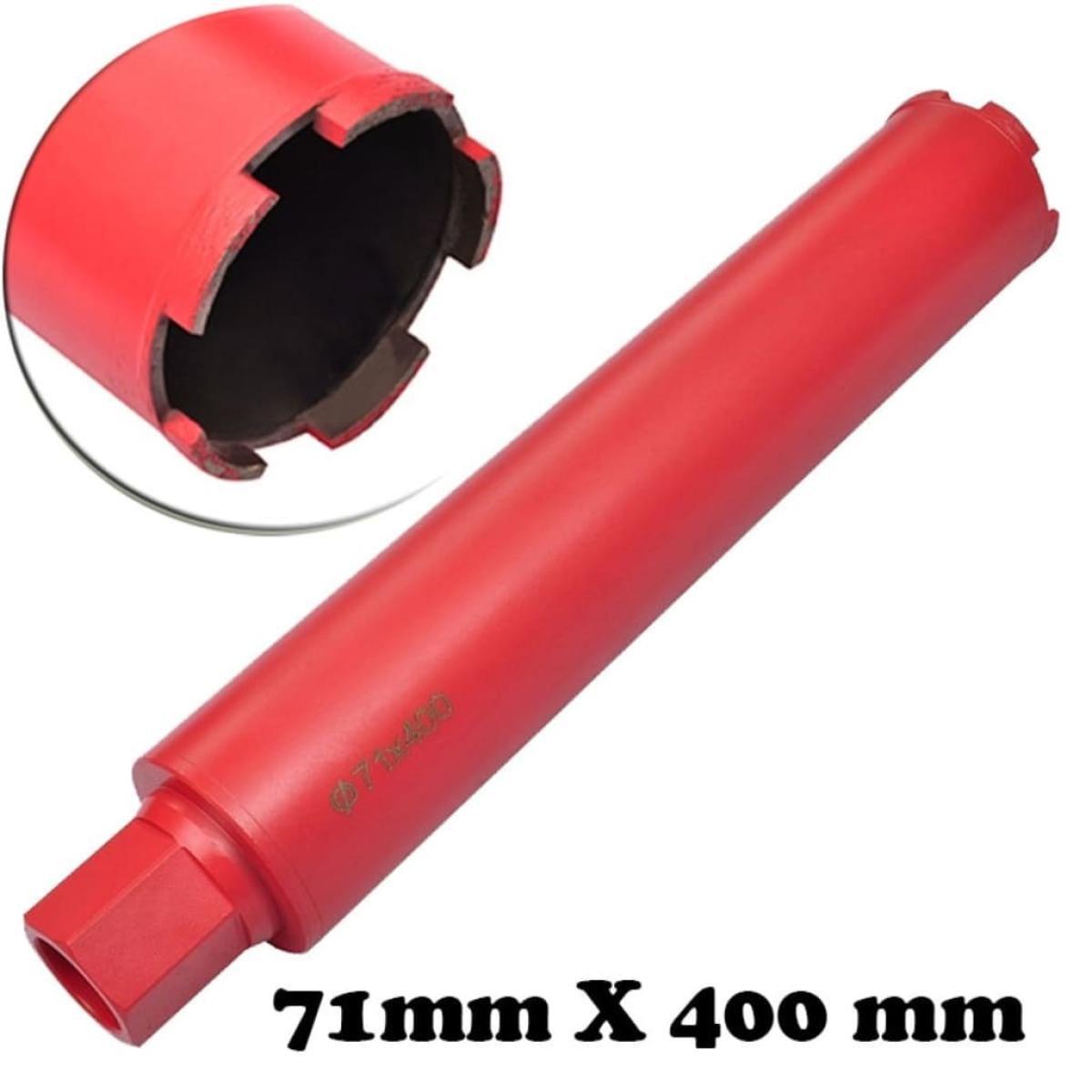 Broca de diamante para perforación en seco -húmedo 71  x 400 mm