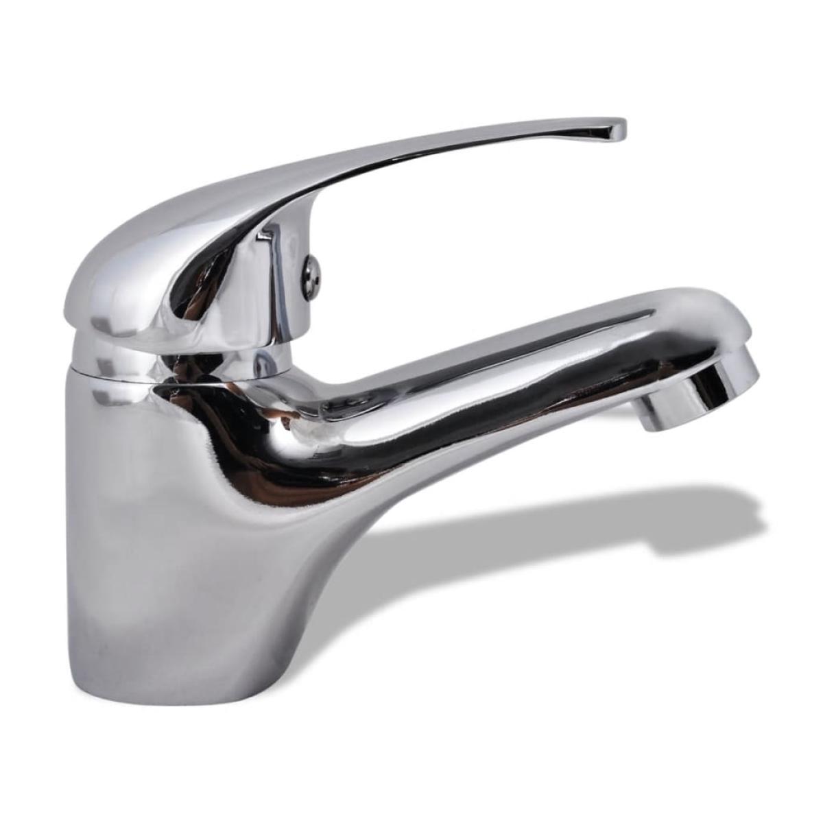 Grifo mezclador de lavabo cromado