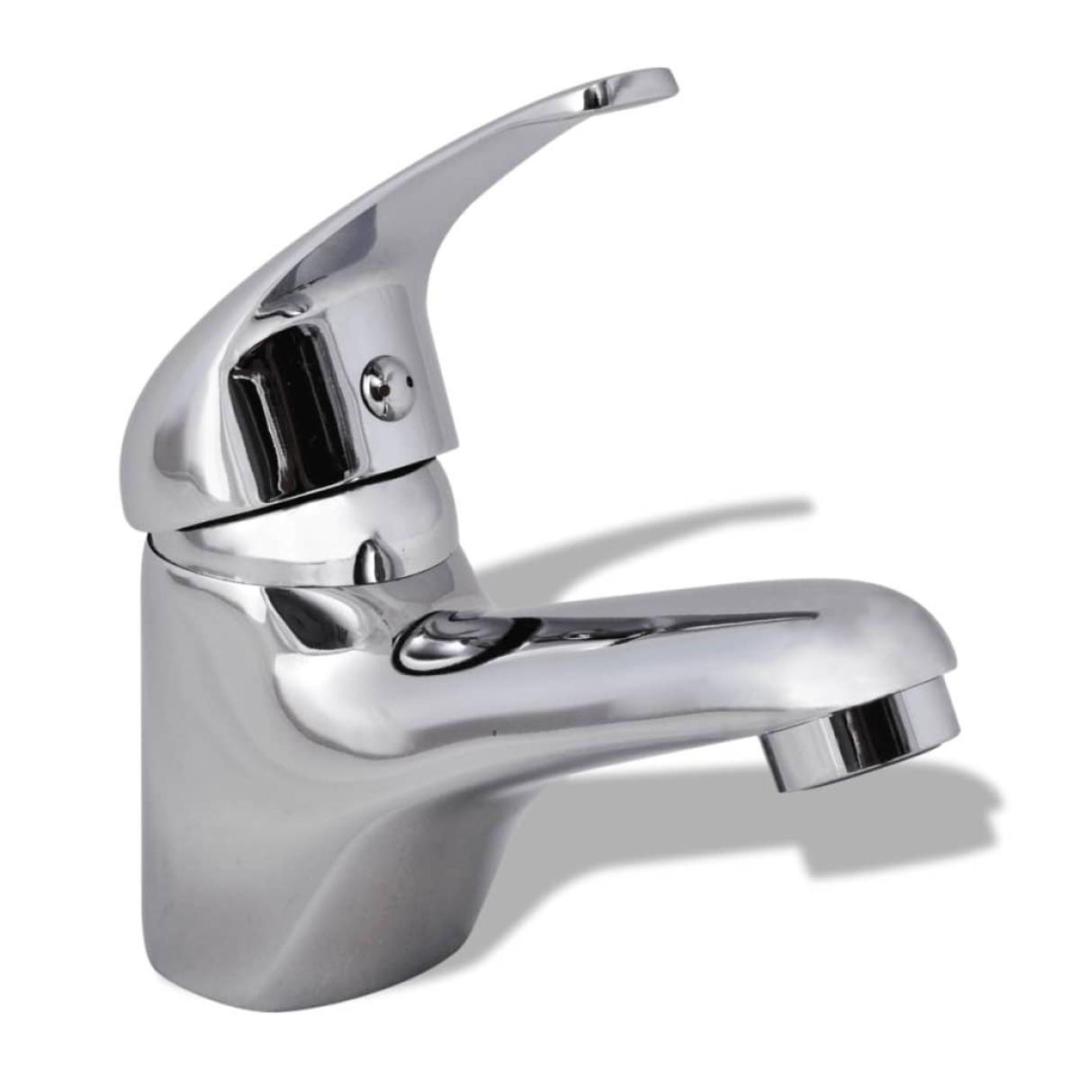 Grifo mezclador de lavabo cromado