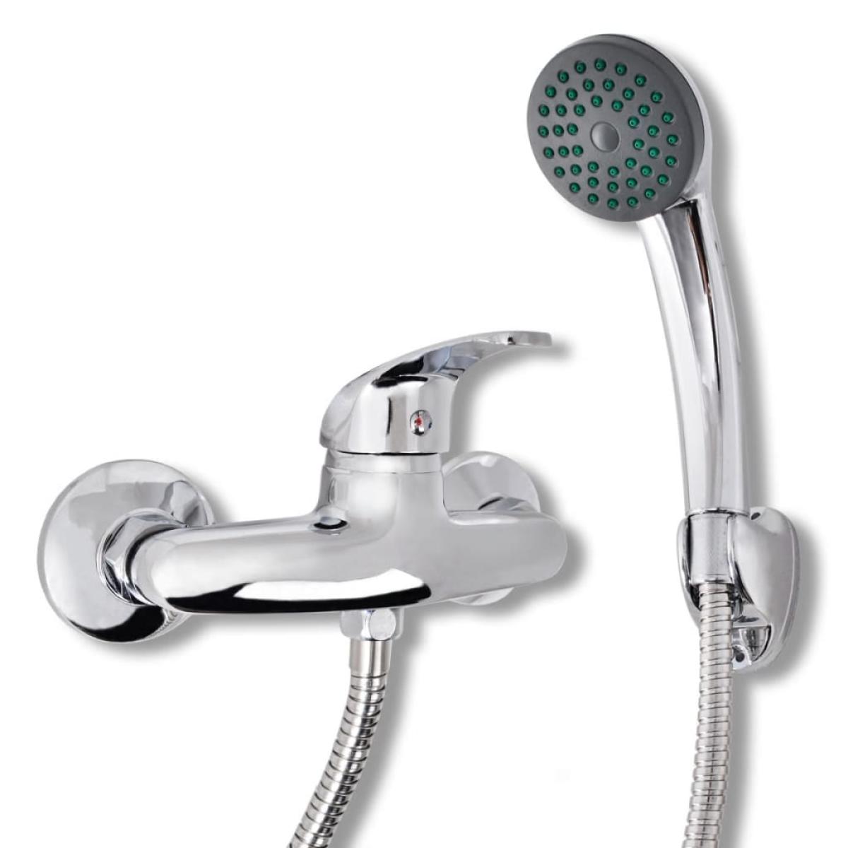 Kit de grifo mezclador para ducha de baño cromado