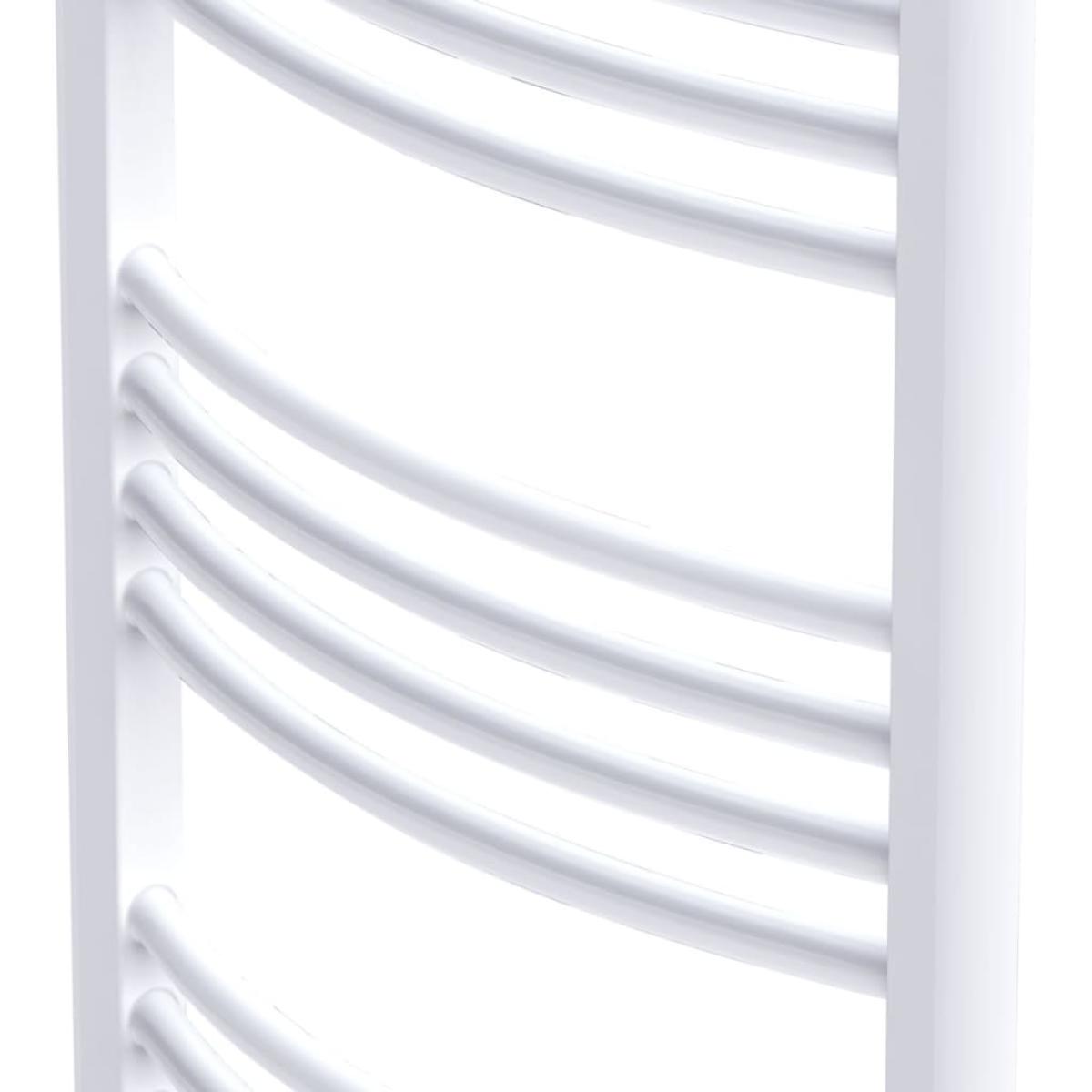 Radiador toallero de baño con rieles curvados 500 x 764 mm 