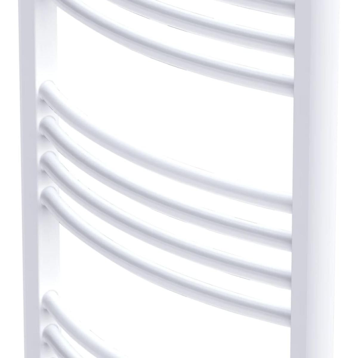 Radiador toallero de baño con rieles curvados 600 x 1160 mm