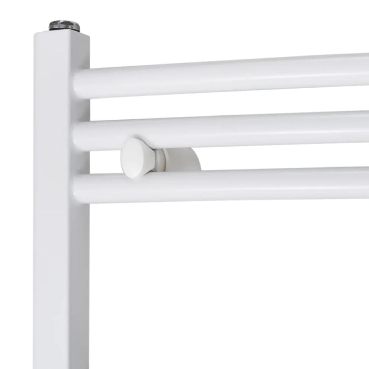 Radiador toallero de baño con rieles curvados 600 x 1160 mm