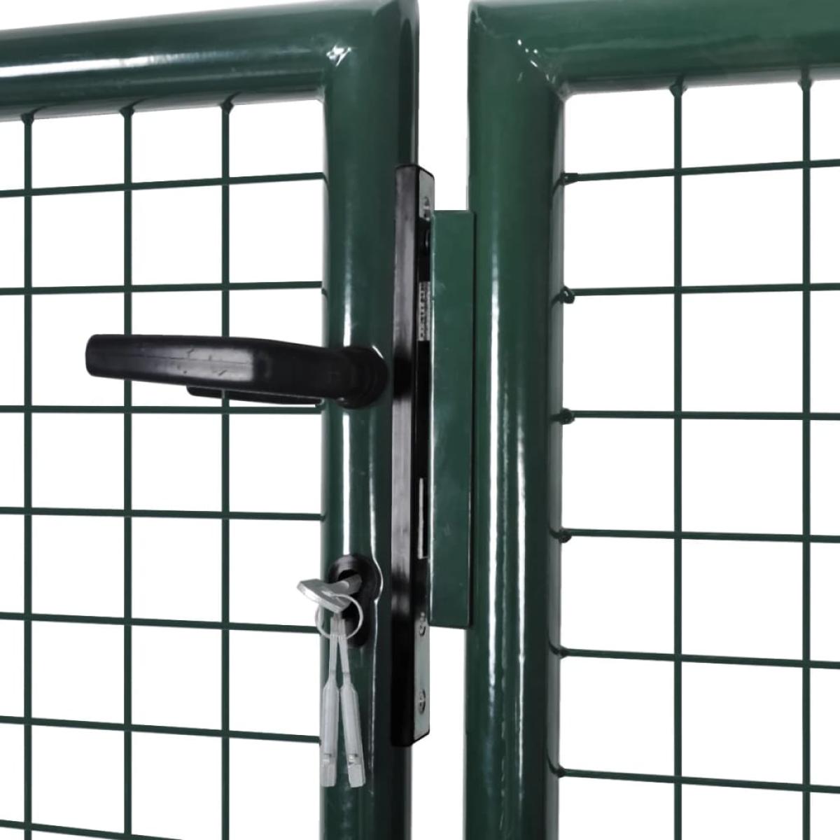 Puerta De Malla De Jardín Verja De Pared 289x75cm/306x125cm