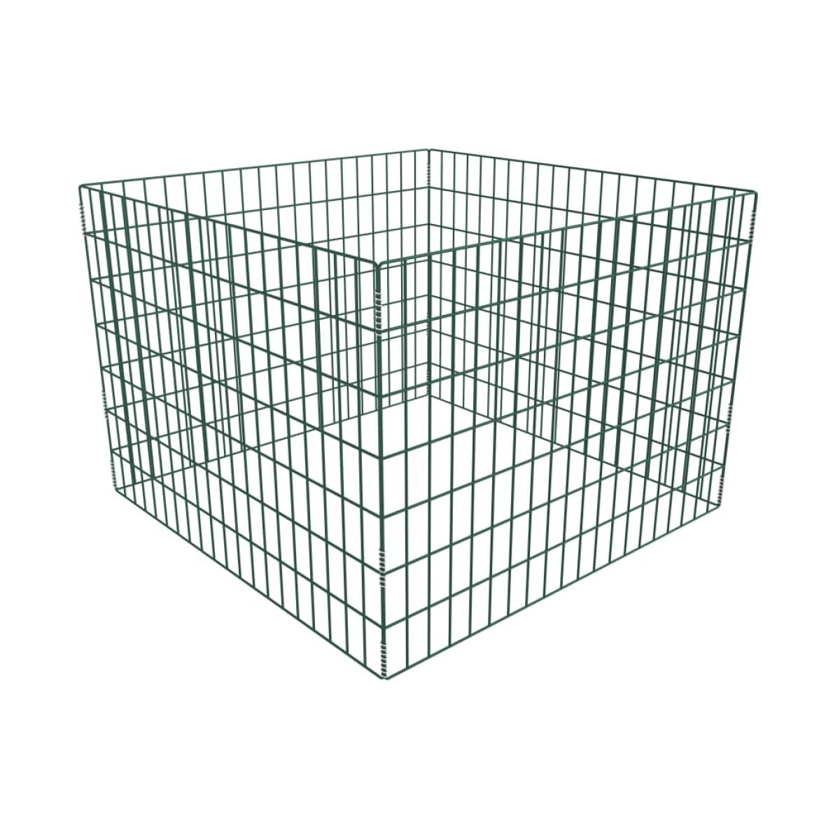Compostador de malla cuadrado 100x100x70 cm
