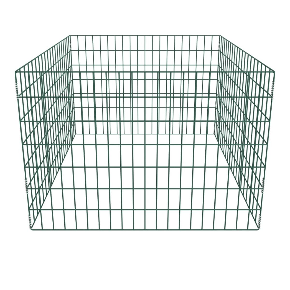 Compostador de malla cuadrado 100x100x70 cm