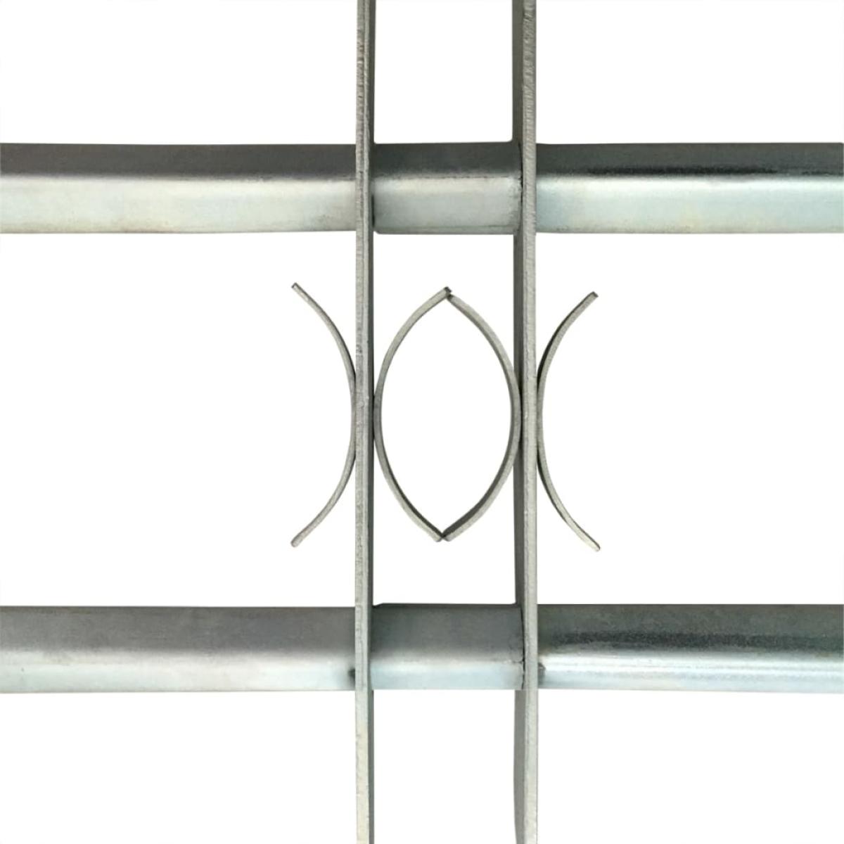 Reja de seguridad ajustable ventana con 2 barras 500-650 mm