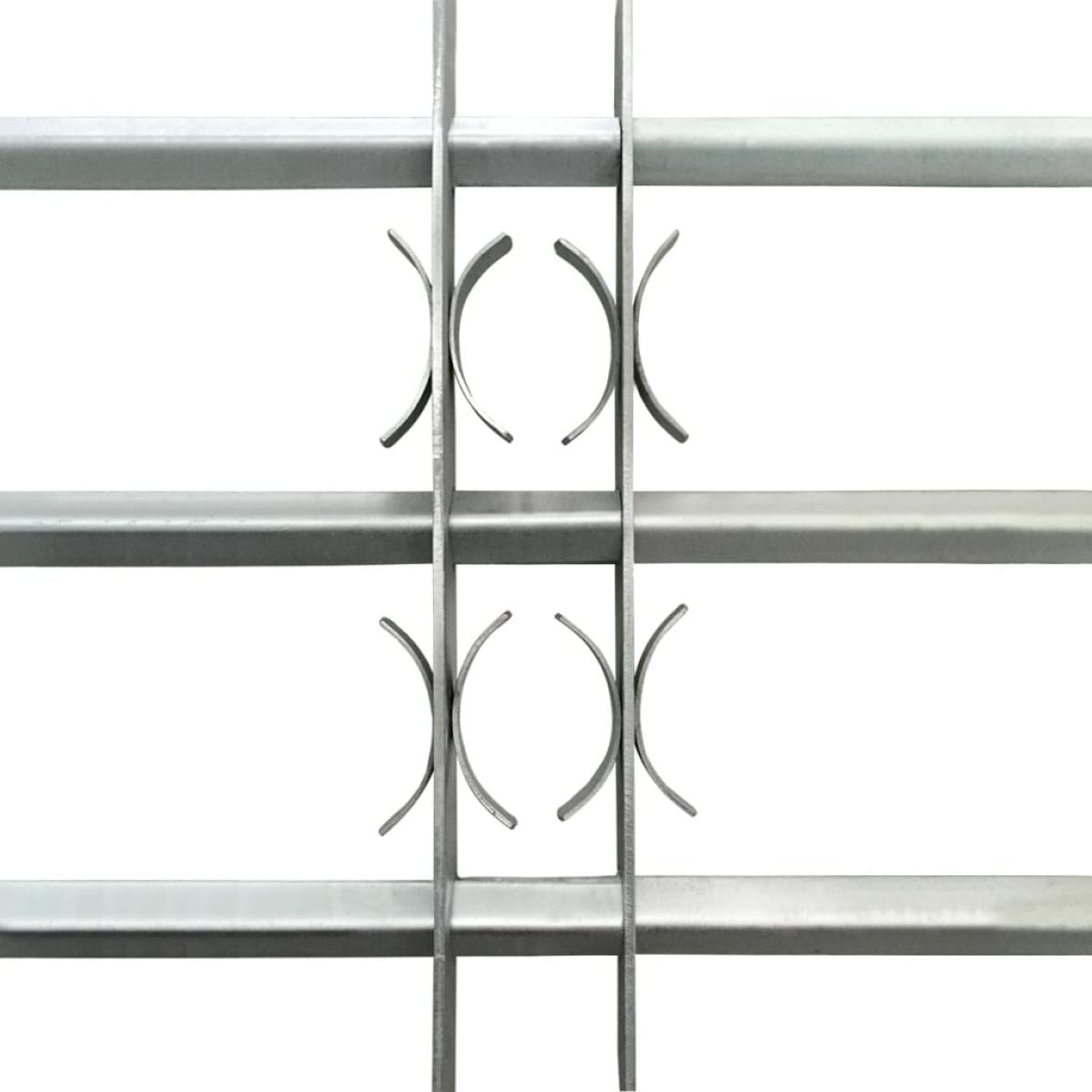 Reja de seguridad ajustable ventana con 3 barras 700-1050 mm