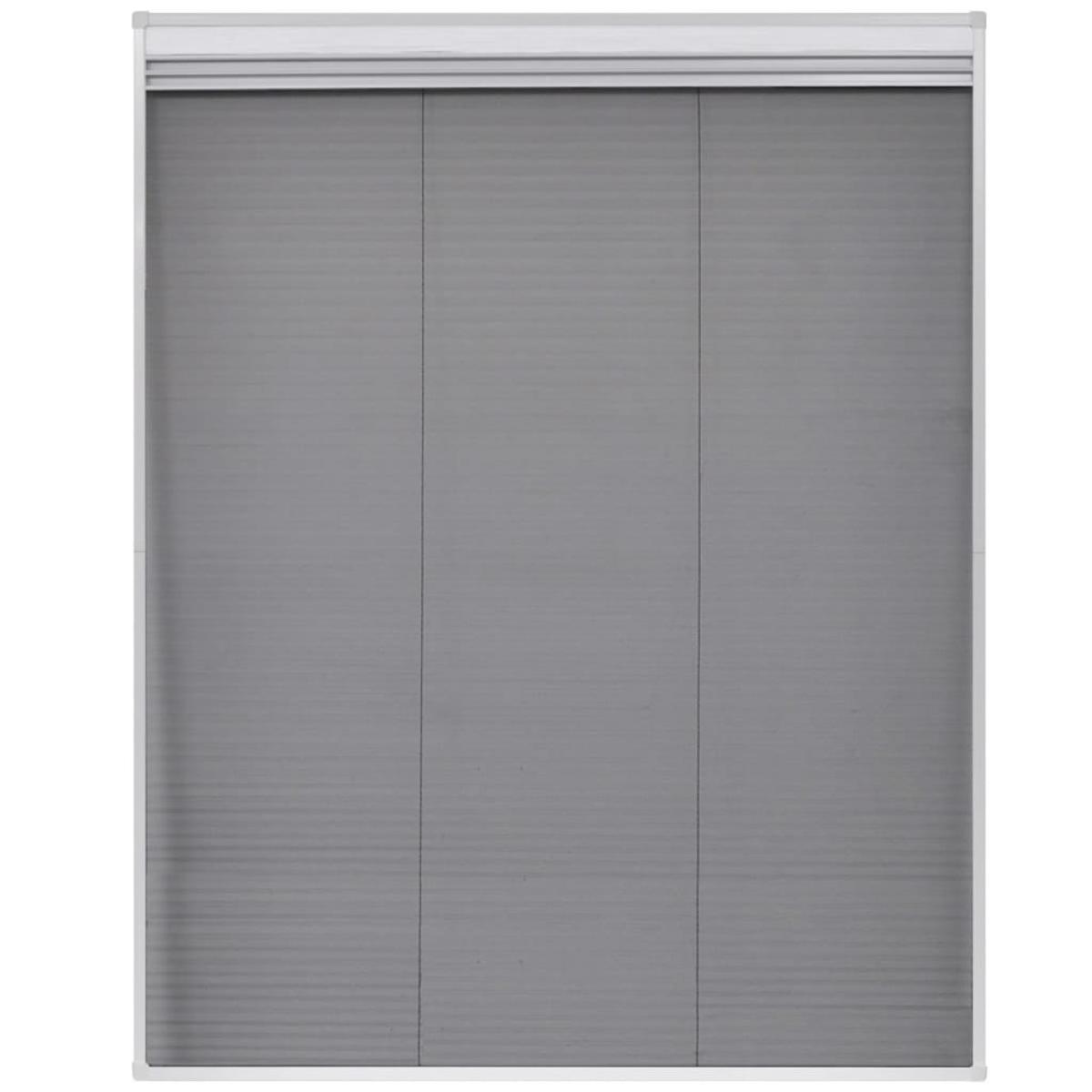 Mosquitera plisada para ventanas aluminio 80x100cm com sombrilla 