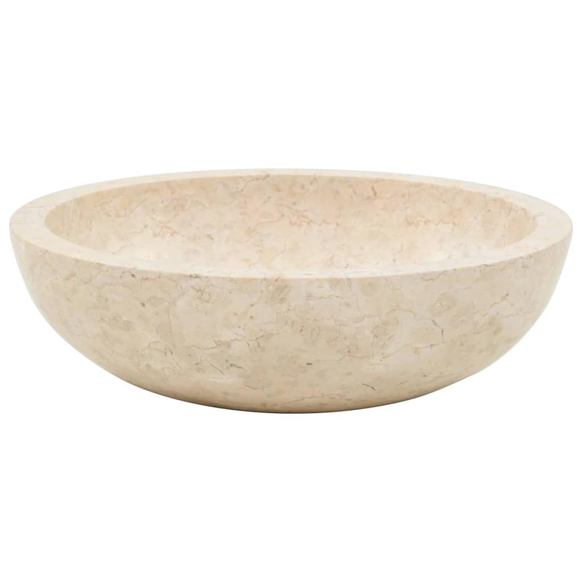 Lavabo 40x12 cm mármol color crema
