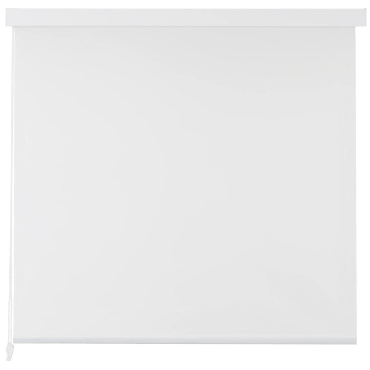 Persiana enrollable de ducha 100x240 cm blanco