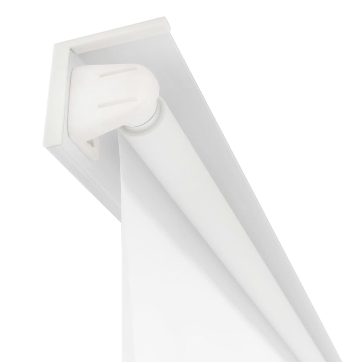Persiana enrollable de ducha 100x240 cm blanco