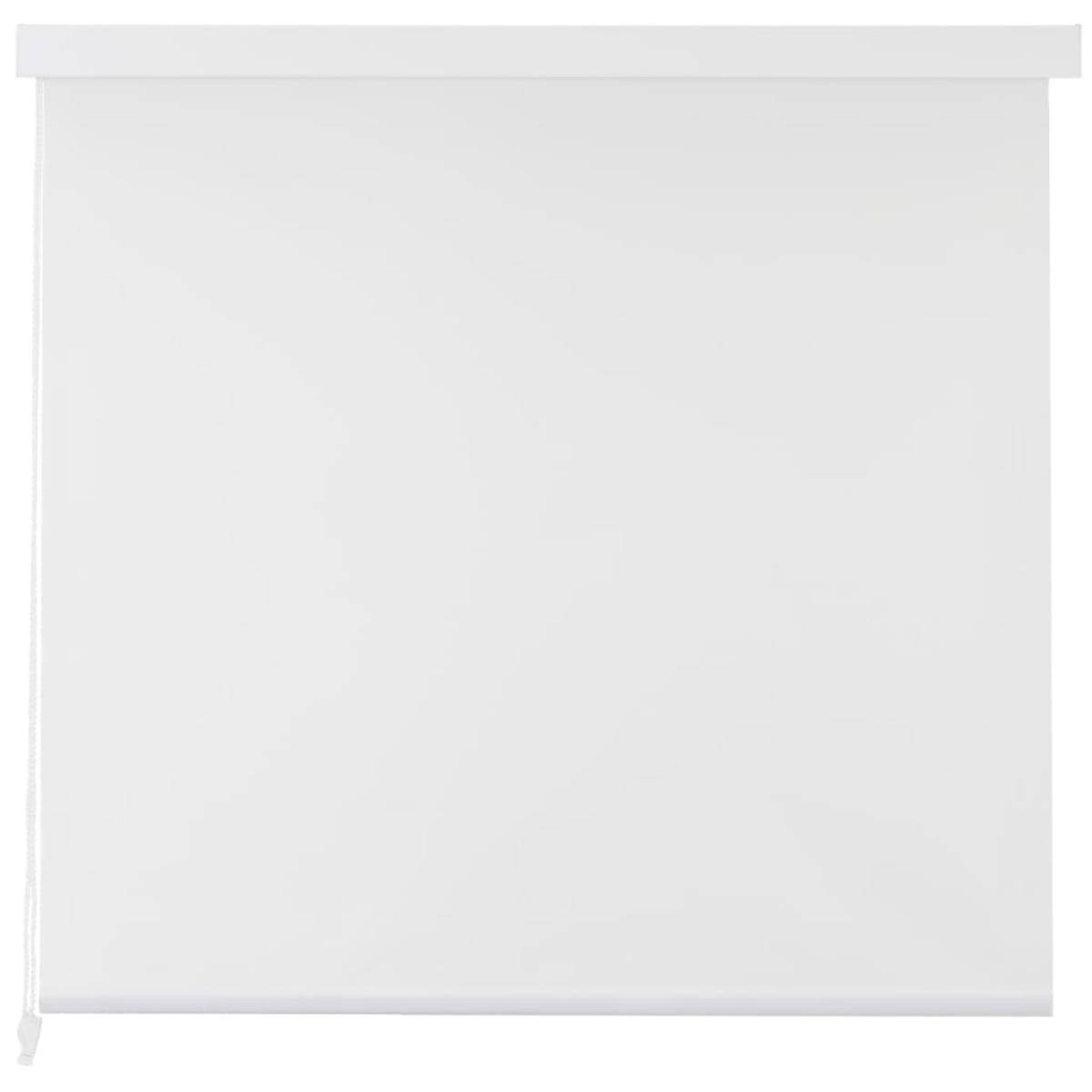 Persiana enrollable de ducha 140x240 cm blanco