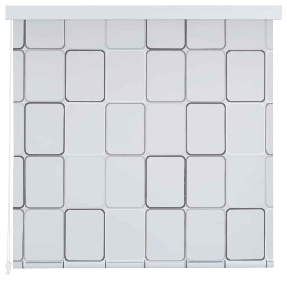 Persiana enrollable de ducha 140x240 cm cuadrados 