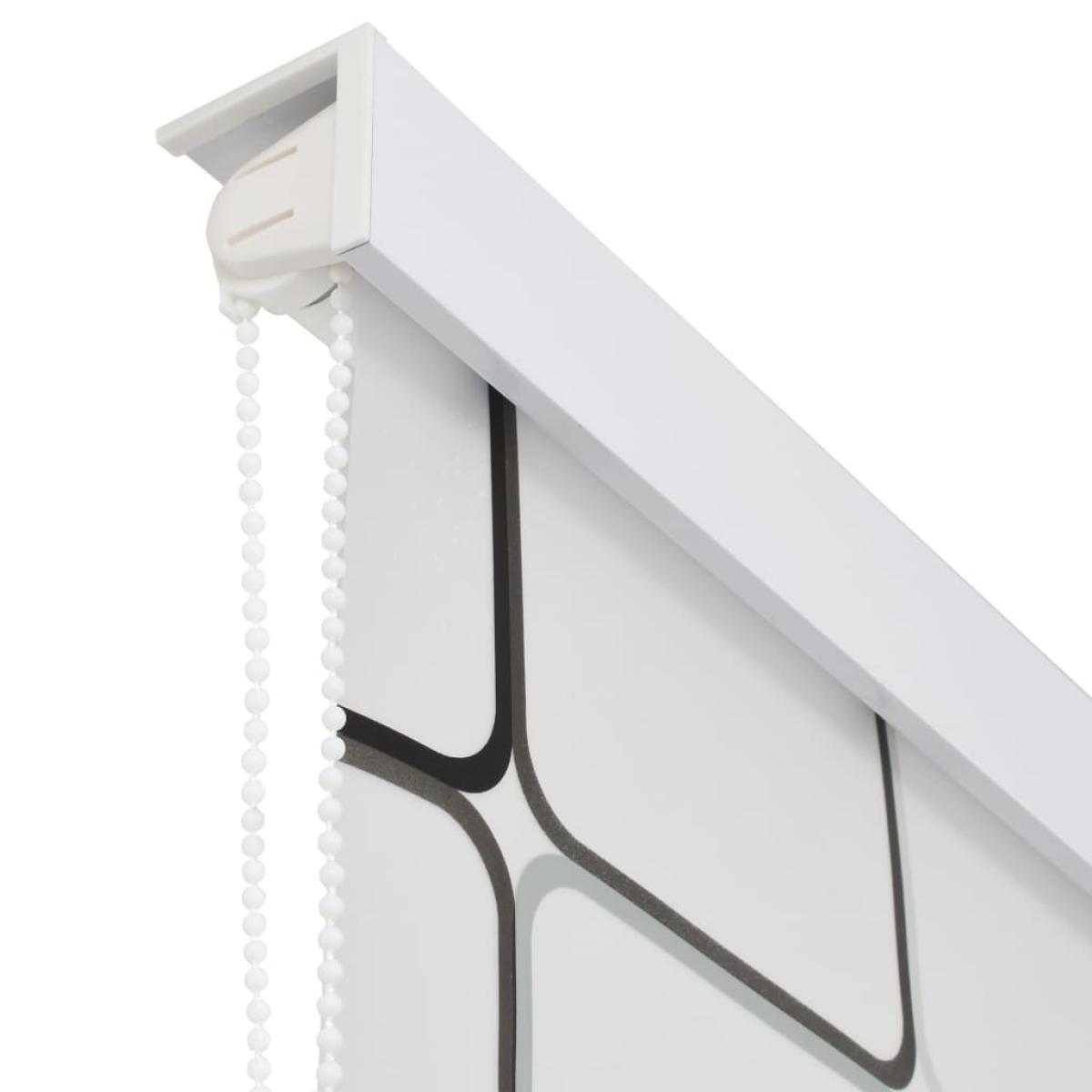 Persiana enrollable de ducha 140x240 cm cuadrados 